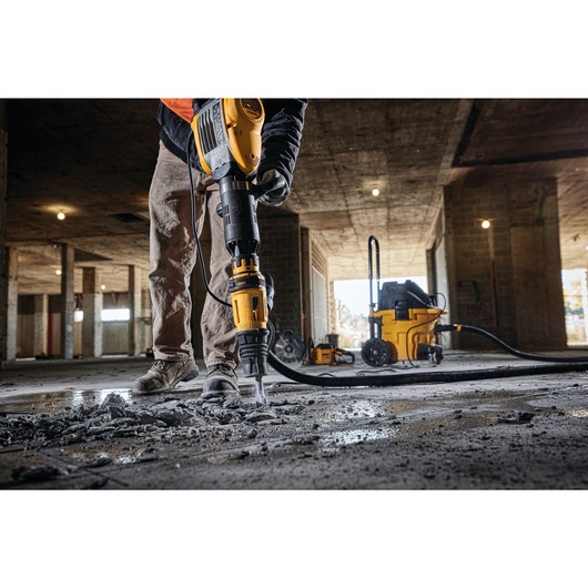 SDS MAX Demolition hammer being used by person