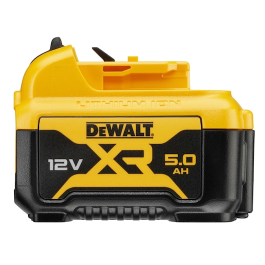 12V XR 5Ah Battery DCB126, side view