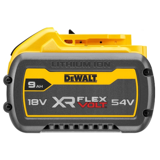 XR FLEXVOLT 9ah battery side view