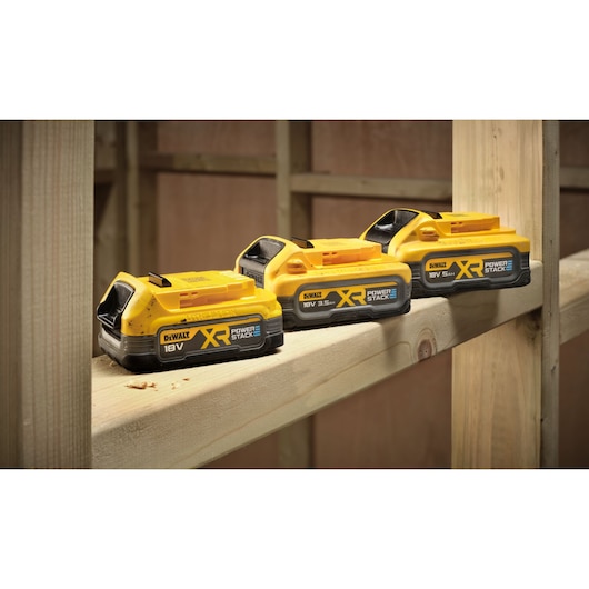 Powerstack batteries on timber frame