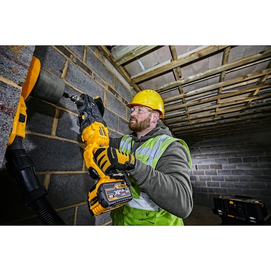 54V XR® Brushless Right Angle Stud, Joist and Core Drill - Bare Tool Only