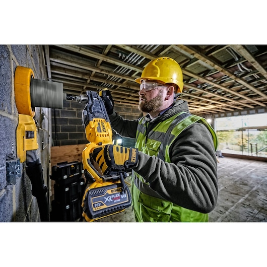 54V XR® Brushless Right Angle Stud, Joist and Core Drill - Bare Tool Only