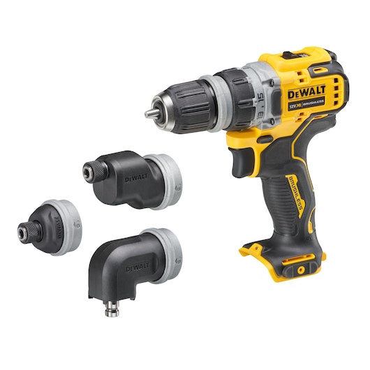 12V XR® Brushless with 4 Multi-Head Drill Driver - Bare Tool Only