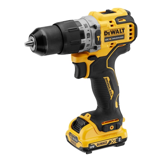 12V XR® Brushless Hammer Drill Driver - 2 x 2Ah