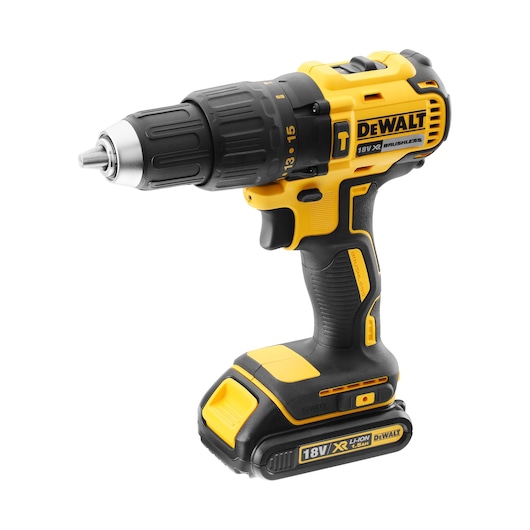 18V XR® Brushless Hammer Drill Driver - 2 x 1.5Ah