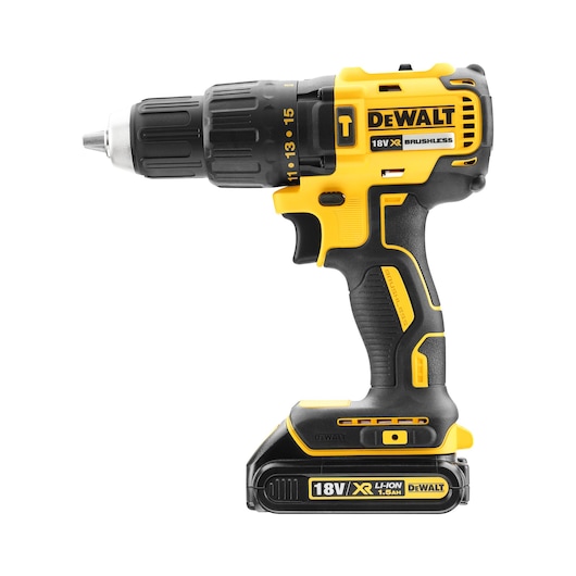 18V XR® Brushless Hammer Drill Driver - 2 x 1.5Ah