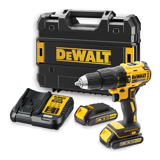 18V XR® Brushless Hammer Drill Driver - 2 x 1.5Ah
