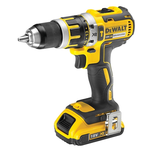 18V XR Brushless Hammer Drill Driver - 2 X 2Ah