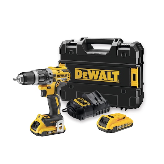 18V XR® Brushless Hammer Drill Driver - 2 x 2Ah