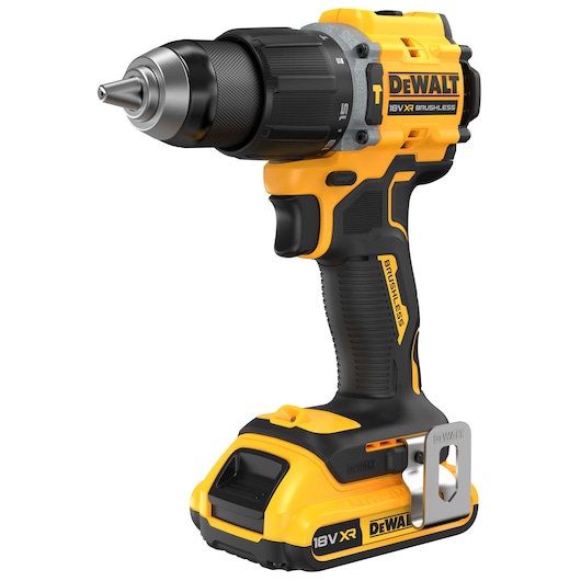 18V XR Brushless Compact Hammer Drill Driver with 18V 2Ah battery