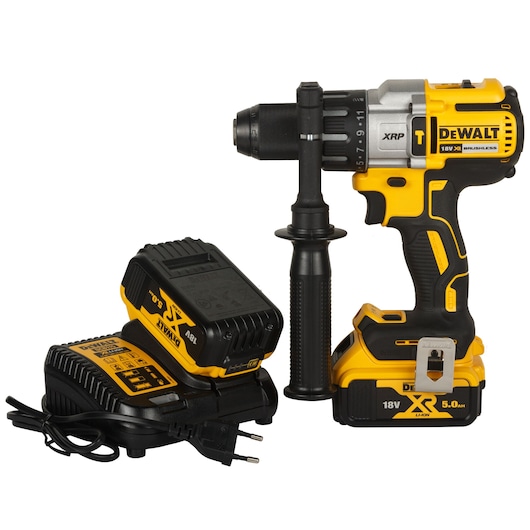 18V XR® Brushless Premium Hammer Drill Driver - 2 x 5Ah