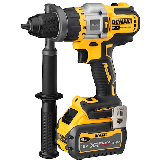 18V XR® XRP Brushless Hammer Drill Driver with FLEXVOLT® ADVANTAGE - 1 x 9Ah