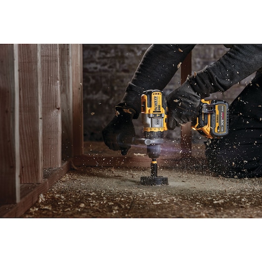18V XR® XRP Brushless Hammer Drill Driver with FLEXVOLT® ADVANTAGE - 1 x 9Ah