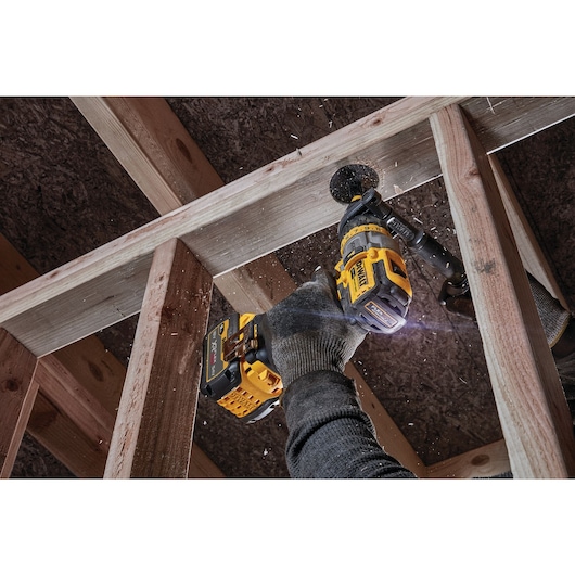 18V XR® XRP Brushless Hammer Drill Driver with FLEXVOLT® ADVANTAGE - 1 x 9Ah