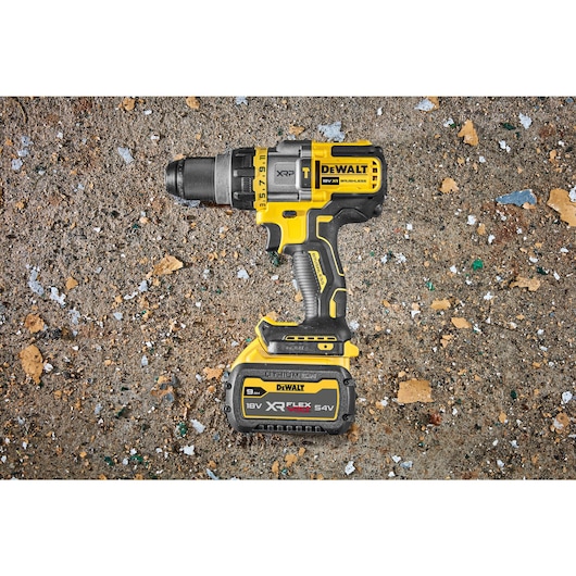 18V XR® XRP Brushless Hammer Drill Driver with FLEXVOLT® ADVANTAGE - 1 x 9Ah