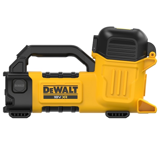 DEWALT 18V XR Transfer Pump view from left side