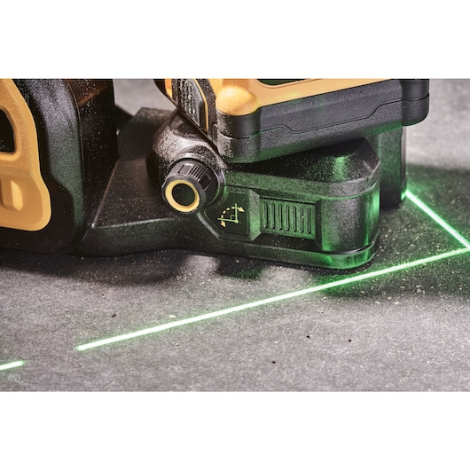 12V / 18V XR® 3 x 360° Cross Green Beam Laser - Bare Tool Only