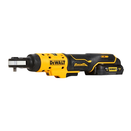 12V XR® Brushless 1/4" Open Head Ratchet - 1 x 3Ah GFN
