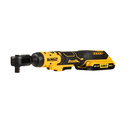 18V XR® Brushless 1/2" Open Head Ratchet - 1 x 2Ah