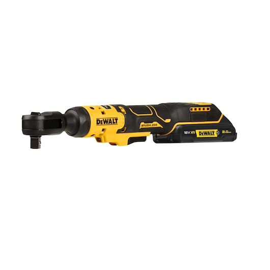 18V XR® Brushless 1/2" Open Head Ratchet - 1 x 2Ah