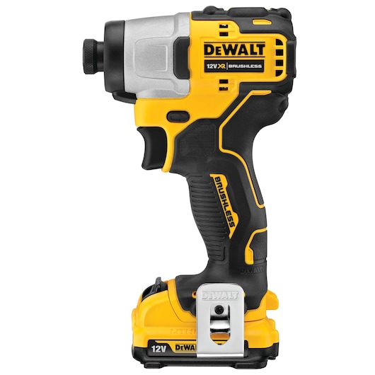 12V XR® Brushless 1/4" Compact Impact Driver - 2 x 2Ah