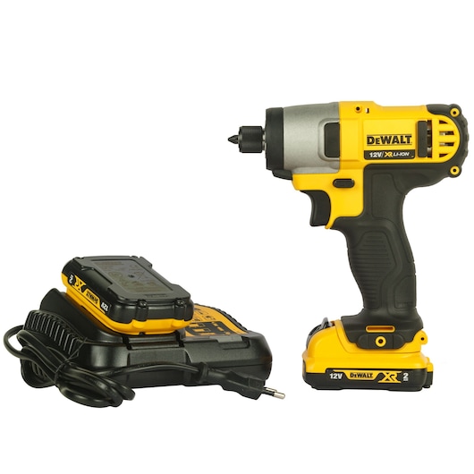 12V XR® 1/4" Compact Impact Driver - 2 x 2Ah