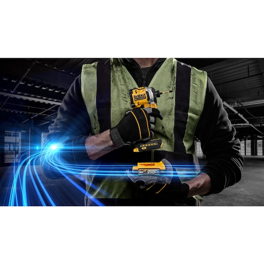 18V XR® Brushless 1/4" Compact Impact Driver - x POWERSTACK™ 1.7Ah