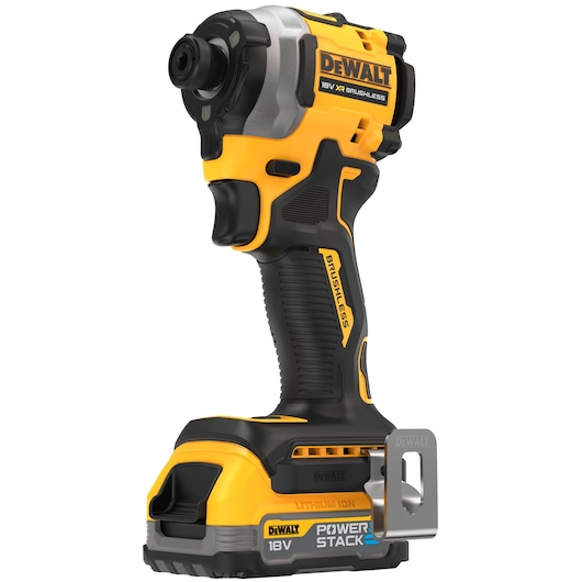 18V XR® Brushless 1/4" Compact Impact Driver - 2 x POWERSTACK™ 1.7Ah