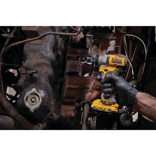 12V XR Brushless Sub-Compact 3/8" Impact Wrench - 2 X 2Ah