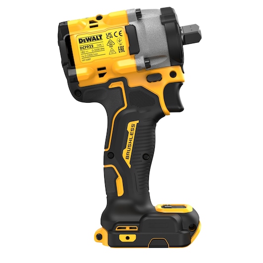 18V XR® Brushless 1/2" Detent Pin Compact Impact Wrench - Bare Tool Only