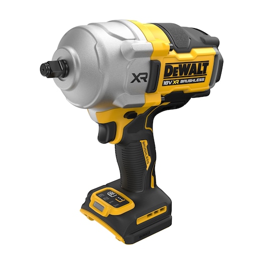 3/4 view image of an 18V XR Brushless 1/2 inch High Torque Impact Wrench 