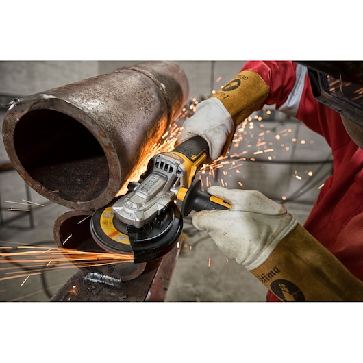 18V XR® Brushless 125mm Flat Head Angle Grinder - Bare Tool Only