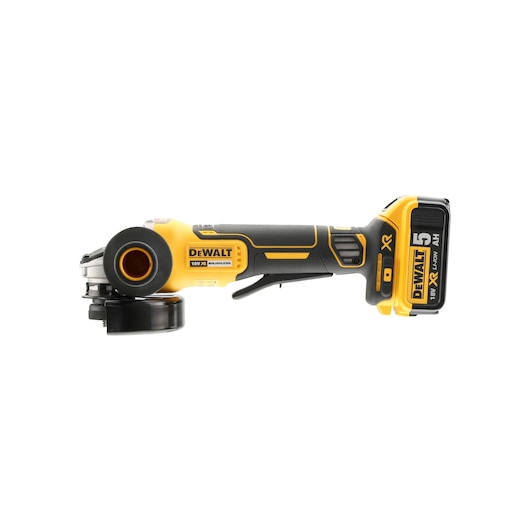 18V XR® Brushless 125mm Paddle Switch Angle Grinder - Bare Tool Only