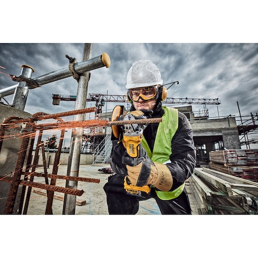 18V XR® Brushless 125mm Paddle Switch Angle Grinder - Bare Tool Only