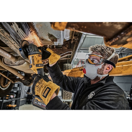 54V XR FLEXVOLT® 125mm Side Handle Angle Grinder - 2 x 9Ah