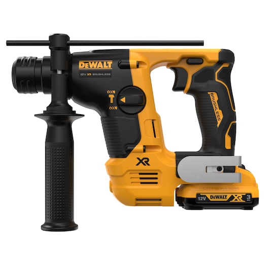 12V XR® Brushless 14mm SDS-plus® Hammer Drill - 2 x 3 Ah