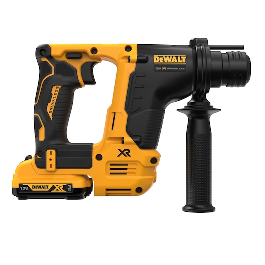 12V XR® Brushless 14mm SDS-plus® Hammer Drill - 2 x 3 Ah
