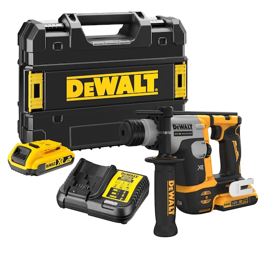 18V XR® Brushless 16mm SDS-plus® Hammer Drill - 2 x 2Ah
