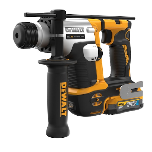 18V XR® Brushless 16mm SDS-plus® Hammer Drill - 2 x POWERSTACK™
