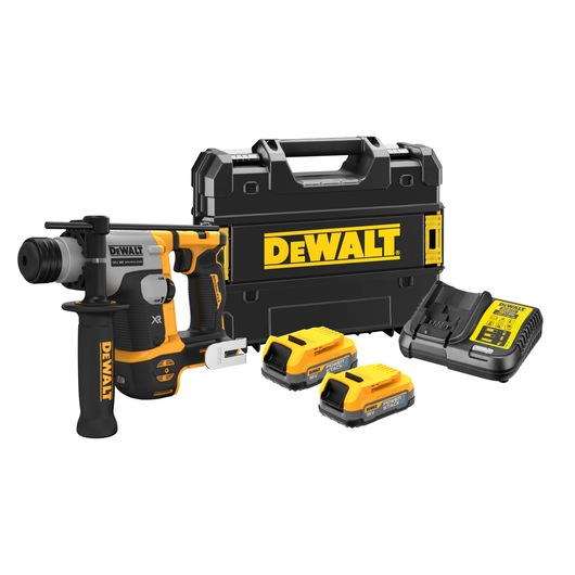 18V XR® Brushless 16mm SDS-plus® Hammer Drill - 2 x POWERSTACK™