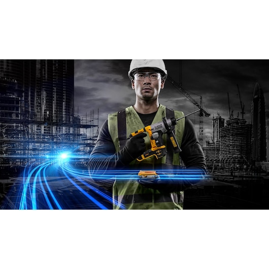 18V XR® Brushless 16mm SDS-plus® Hammer Drill - 2 x POWERSTACK™