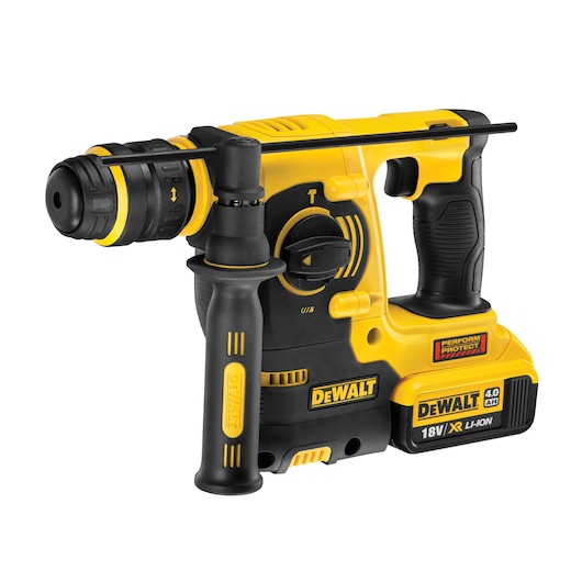 18V XR 24mm SDS-Plus Hammer Drill with QCC - 2 X 4Ah