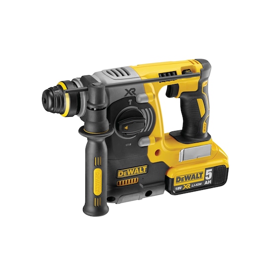 18V XR® Brushless 24mm SDS-plus® Hammer Drill - 2 x 5Ah