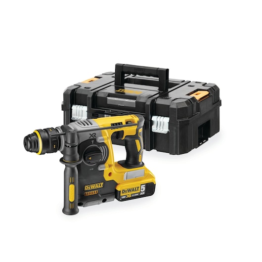 18V XR® Brushless 24mm SDS-plus® Hammer Drill - 2 x 5Ah