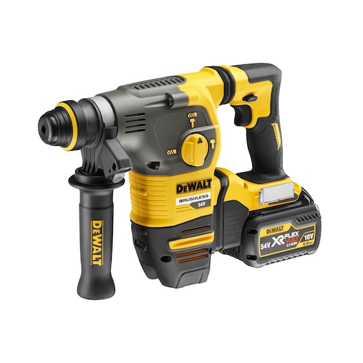 54V XR FLEXVOLT 28mm SDS-Plus Hammer Drill - 2 X 6Ah
