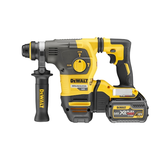 54V XR FLEXVOLT 28mm SDS-Plus Hammer Drill - 2 X 6Ah