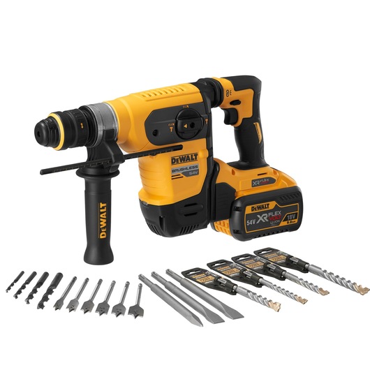 54V XR FLEXVOLT 32mm SDS-Plus Rotary Hammer With QCC