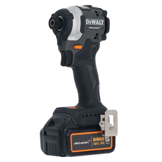 DEWALT/McLaren Impact  Driver with 18V XR 5Ah battery as featured in kit