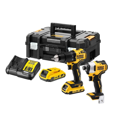 18V XR® 2-Tool Compact Brushless Combo Kit - 2 x 2Ah