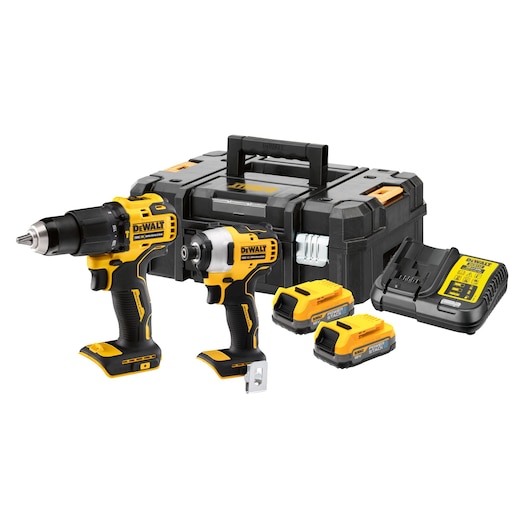 18V XR® 2-Tool Compact Brushless Combo Kit - 2 x POWERSTACK™ 1.7Ah